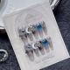 【1188】Ice Crystal Blueberry Nail Art Shiny Blue Tones & DIY Fresh Accessories
