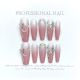 【1194】Peach Pure Desire Nail Art Shiny Pink Tones & DIY Soft Accessories