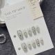 【1204】Crystal Love Nail Kit Shiny Crystal Decor & DIY Romantic Accessories