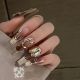 【Multi-Nail Type】Autumn Meaning Long Nail Art Shiny Warm Tones & DIY Cozy Accessories