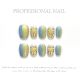 【1214】Blooming Firework Nail Kit Shiny Firework Patterns & DIY Festive Accessories