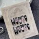 【1230】Human Barbie Nail Kit Shiny Pink Tones & DIY Cute Accessories