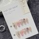 【1256】Beautiful Pink Snake Nail Art Shiny Snake Patterns & DIY Cute Accessories