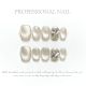 【1259】Glass Bead Cat Eye Nail Art Shiny Cat Eye Polish & DIY Elegant Accessories