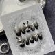 【1262】Gothic Rabbit Nail Art Shiny Dark Patterns & DIY Cute-Edgy Accessories
