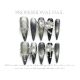 【1268】Dark Charming Snow Nail Art Shiny Snow Patterns & DIY Mysterious Accessories