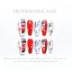 【1288】Chinese Opera Face Change Nail Kit Shiny Traditional Patterns & DIY Artistic Accessories
