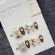 【1290】Melaleuca Bear Nail Kit Shiny Bear Patterns & DIY Trendy Accessories