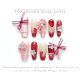 【1360】Princess French Nail Art Shiny French Tips & DIY Elegant Accessories