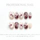 【1363】Pinch Snowman Nail Kit Shiny Snowman Patterns & DIY Winter Accessories