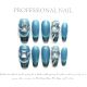 【1364】Blue Mine Cat Eye Nail Art Shiny Cat Eye Polish & DIY Cool Accessories