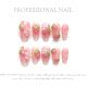 【1400】Strawberry Sweetheart Nail Kit Shiny Fruit Patterns & DIY Sweet Accessories