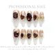【1404】Extravagance Nail Art Shiny Gold Decor & DIY Luxury Accessories