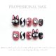 【1409】Sweet Cool Cat Claw Nail Kit Shiny Cat Patterns & DIY Edgy Accessories