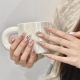 【1419】Rock Candy Flower Nail Kit Shiny Flower Patterns & DIY Sweet Accessories