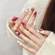 【1420】Strawberry Jam Nail Art Shiny Red Tones & DIY Sweet Accessories