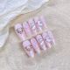 【1451】Barbie Butterfly Nail Kit Shiny Wing Patterns & DIY Cute Accessories