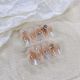 【1454】Sunset Quicksand Nail Art Shiny Orange Tones & DIY Romantic Accessories