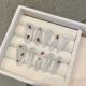 【1464】Red Bean Cat Eye Nail Art Shiny Cat Eye Polish & DIY Romantic Accessories