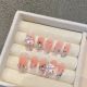 【1467】Ice Transparent Blush Nail Art Shiny Soft Tones & DIY Romantic Accessories