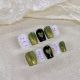 【1473】Sweet Cool Cat Eye Nail Kit Shiny Cat Eye Polish & DIY Trendy Accessories