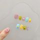 【1483】Candy Caterpillar Nail Art Shiny Insect Patterns & DIY Sweet Accessories