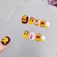 【1484】Winnie the Pooh Nail Kit Shiny Bear Patterns & DIY Cute Accessories