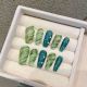 【1491】Misty Rain Jiangnan Nail Kit Shiny Traditional Patterns & DIY Poetic Accessories