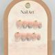 【Multi-Nail Type】Blush Peach Nail Kit Shiny Pink Tones & DIY Cute Accessories