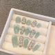 【Multi-Nail Type】Blue Wave Cat Eye Nail Art Shiny Cat Eye Polish & DIY Ocean Accessories