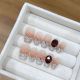【Multi-Nail Type】Paris Encounter Nail Kit Shiny French Patterns & DIY Romantic Accessories