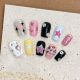 【1538】Summer Hot Girl Nail Kit Shiny Bold Patterns & DIY Trendy Accessories