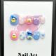 【1542】Donald Duck Nail Art Shiny Character Patterns & DIY Cute Accessories