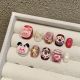 【1551】Cartoon Donut Nail Art Shiny Dessert Patterns & DIY Sweet Accessories