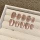 【1588】Bean Paste Pink Crystal Nail Art Shiny Pink Tones & DIY Soft Accessories
