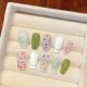 【1589】Rose Butterfly Nail Kit Shiny Rose Patterns & DIY Wing Accessories