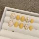 【1597】Little Yellow Flower Nail Art Shiny Flower Patterns & DIY Fresh Accessories
