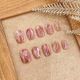 【1598】Caramel Smudge Nail Kit Shiny Brown Tones & DIY Mellow Accessories