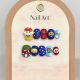 【1607】Super Mario Nail Art Shiny Game Patterns & DIY Playful Accessories