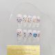 【1613】Bridal Hand-Painted Nail Art Shiny Wedding Patterns & DIY Romantic Accessories