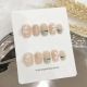 【Multi-Nail Type】Hand-Painted Ice Flower Nail Art Shiny Ice Patterns & DIY Cool Accessories
