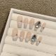 【1619】Mint Mambo Nail Kit Shiny Green Tones & DIY Fresh Accessories