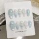 【1635】Milk Blue Bear Nail Art Shiny Bear Patterns & DIY Cute Accessories