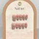 【1644】Cranberry Nail Art Shiny Red Tones & DIY Sweet Accessories