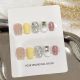 【1651】Versatile Short Ladder Nail Kit Shiny Short Shape & DIY Minimalist Accessories