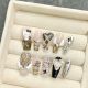 【1653】Plaid Hello Kitty Nail Kit Shiny Cartoon Patterns & DIY Cute Accessories