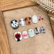 【1668】Cute Puppy Nail Art Shiny Dog Patterns & DIY Playful Accessories