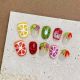 【1689】Fruit Nail Kit Shiny Fruit Patterns & DIY Fresh Accessories