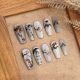 【1690】Chinese Style Cat Eye Nail Art Shiny Cat Eye Polish & DIY Traditional Accessories