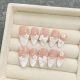【1707】French Cherry Blossom Nail Art Shiny Flower Patterns & DIY Romantic Accessories